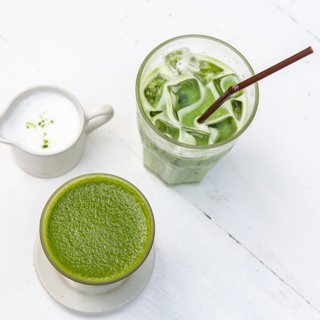 オーツミルクおすすめレシピ オーツミルクのグリーンティーラテ | Earth MILK